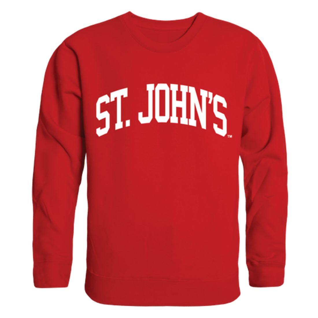 St. John's University RedStorm Arch Crewneck Pullover Sweatshirt Sweater Red-Campus-Wardrobe