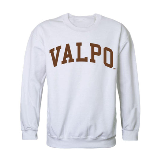 Valparaiso University Crusaders Arch Crewneck Pullover Sweatshirt Sweater White-Campus-Wardrobe