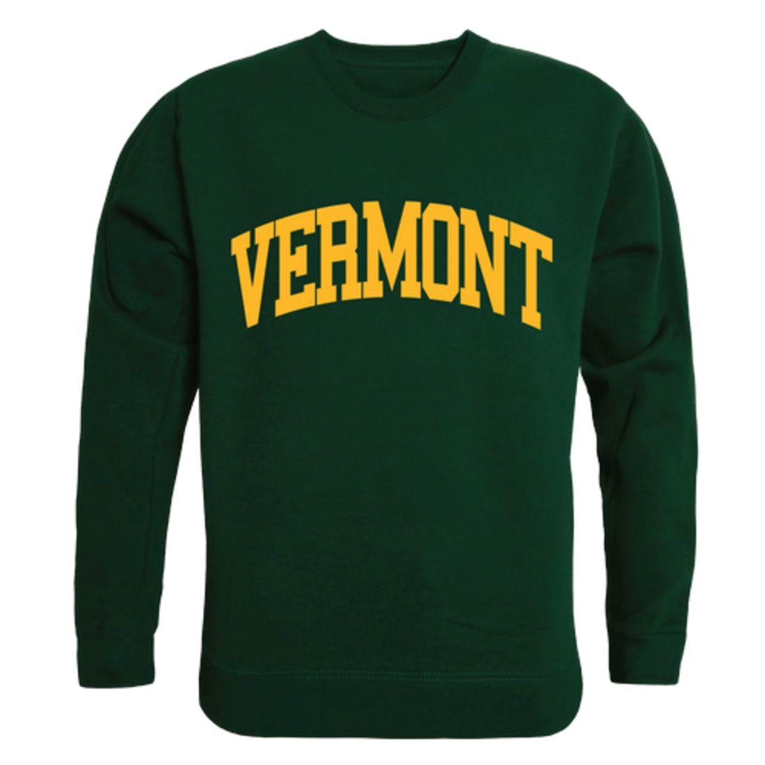 UVM University of Vermont Catamounts Arch Crewneck Pullover Sweatshirt Sweater Forest-Campus-Wardrobe