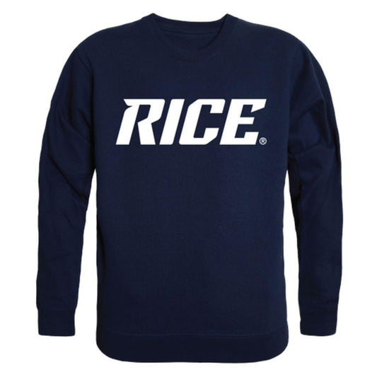 Rice University Owls Arch Crewneck Pullover Sweatshirt Sweater Navy-Campus-Wardrobe