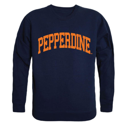 Pepperdine University Waves Arch Crewneck Pullover Sweatshirt Sweater Navy-Campus-Wardrobe