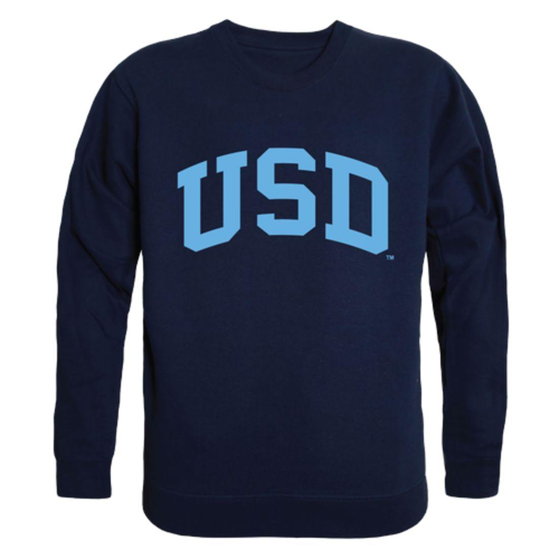 USD University of San Diego Toreros Arch Crewneck Pullover Sweatshirt Sweater Navy-Campus-Wardrobe