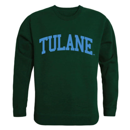 Tulane University Green Waves Arch Crewneck Pullover Sweatshirt Sweater Forest-Campus-Wardrobe
