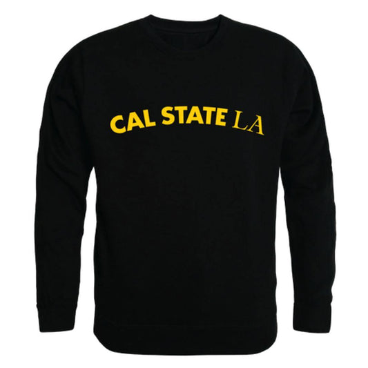 California State University Los Angeles Golden Eagles Arch Crewneck Pullover Sweatshirt Sweater Black-Campus-Wardrobe