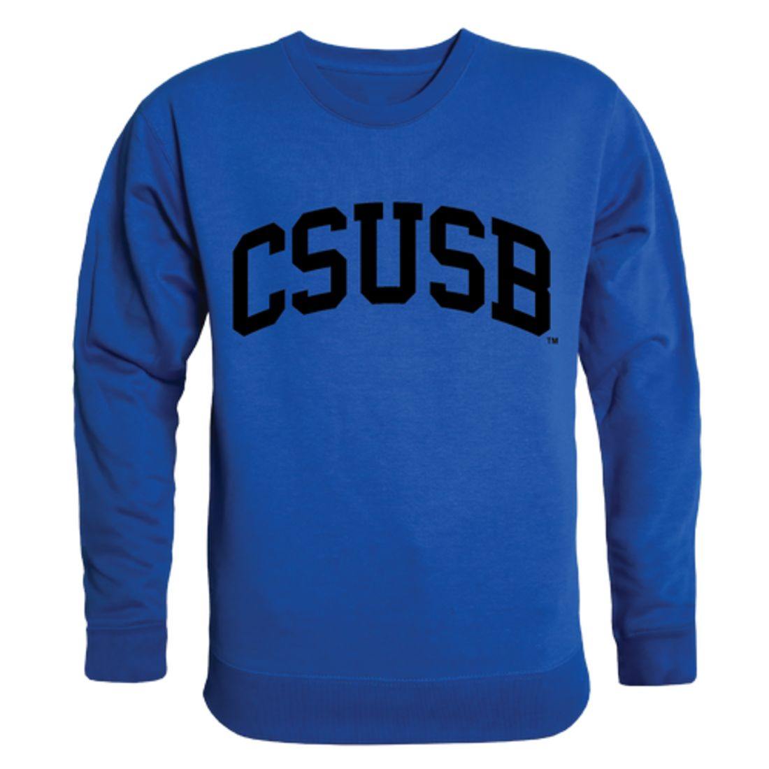 CSUSB California State University San Bernardino Coyotes Arch Crewneck Pullover Sweatshirt Sweater Royal-Campus-Wardrobe