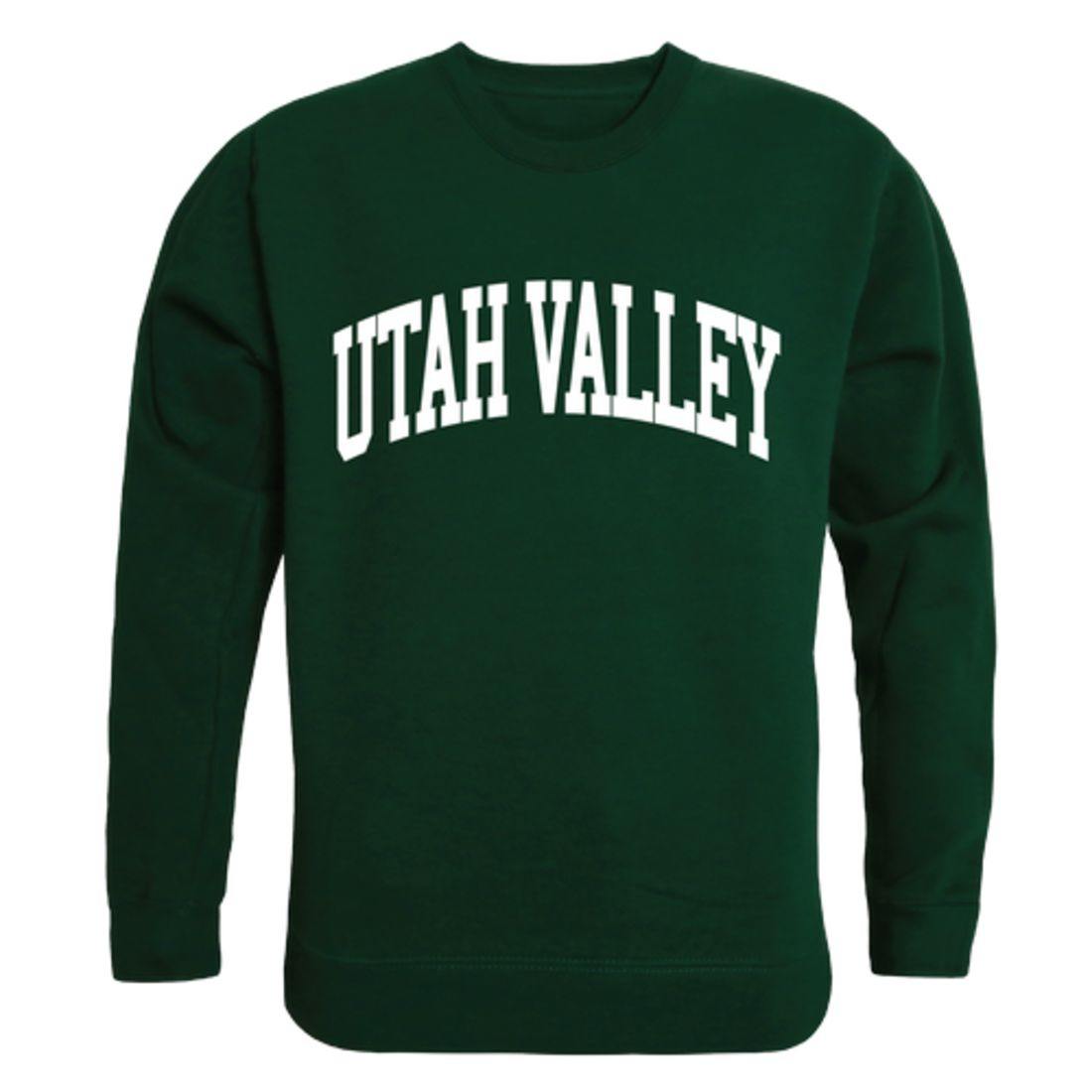 UVU Utah Valley University Wolverines Arch Crewneck Pullover Sweatshirt Sweater Forest-Campus-Wardrobe