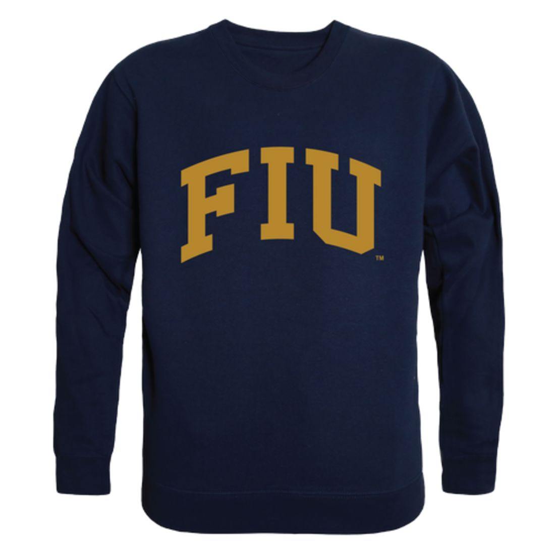 FIU Florida International University Panthers Arch Crewneck Pullover Sweatshirt Sweater Navy-Campus-Wardrobe