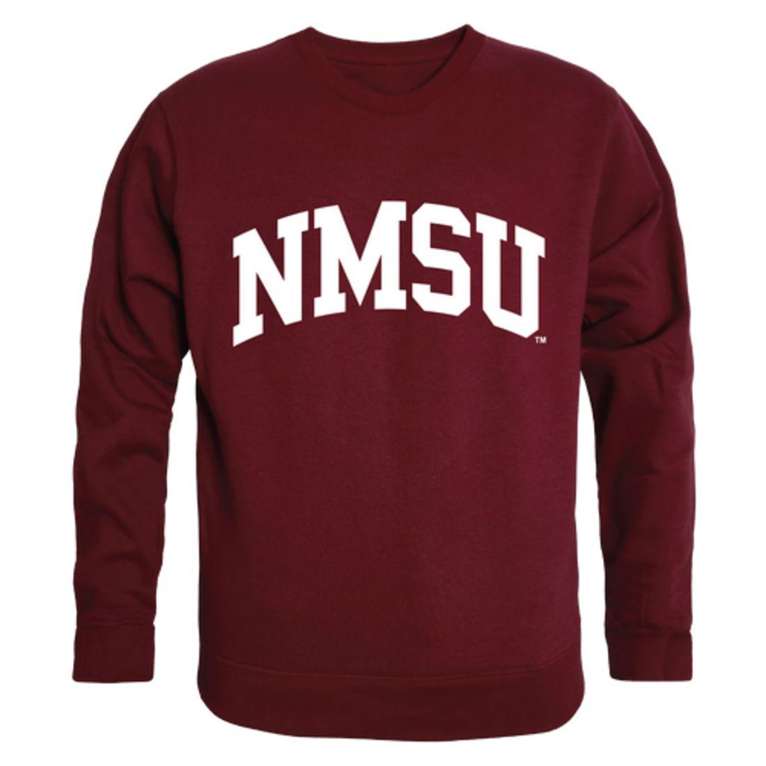 NMSU New Mexico State University Aggies Arch Crewneck Pullover Sweatshirt Sweater Maroon-Campus-Wardrobe