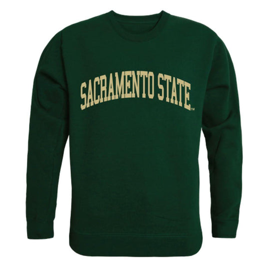 Sacramento State Hornets Arch Crewneck Pullover Sweatshirt Sweater Forest-Campus-Wardrobe