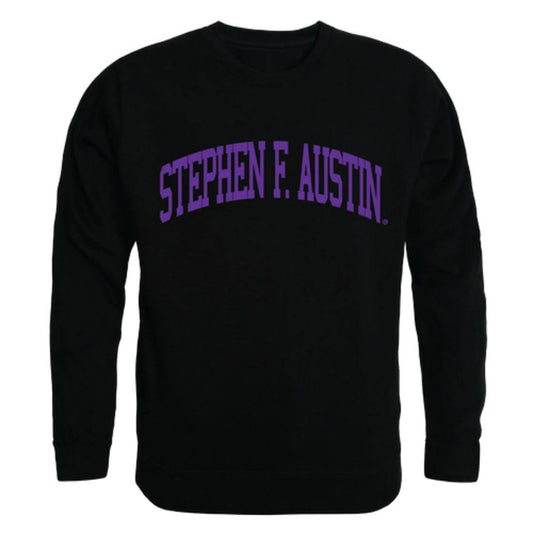 Stephen F. Austin State University Lumberjacks Arch Crewneck Pullover Sweatshirt Sweater Black-Campus-Wardrobe
