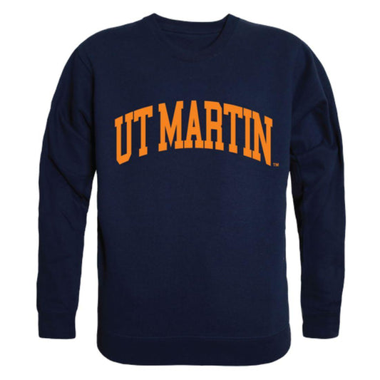 UT University of Tennessee at Martin Skyhawks Arch Crewneck Pullover Sweatshirt Sweater Navy-Campus-Wardrobe