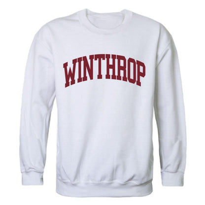 Winthrop University Eagles Arch Crewneck Pullover Sweatshirt Sweater White-Campus-Wardrobe