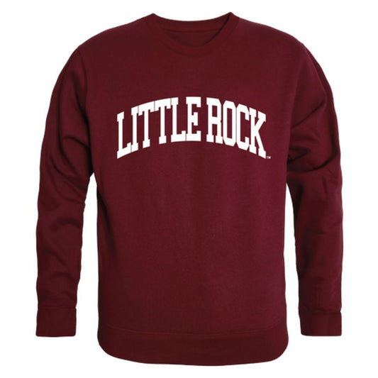 Arkansas at Little Rock Trojans Arch Crewneck Pullover Sweatshirt Sweater Maroon-Campus-Wardrobe