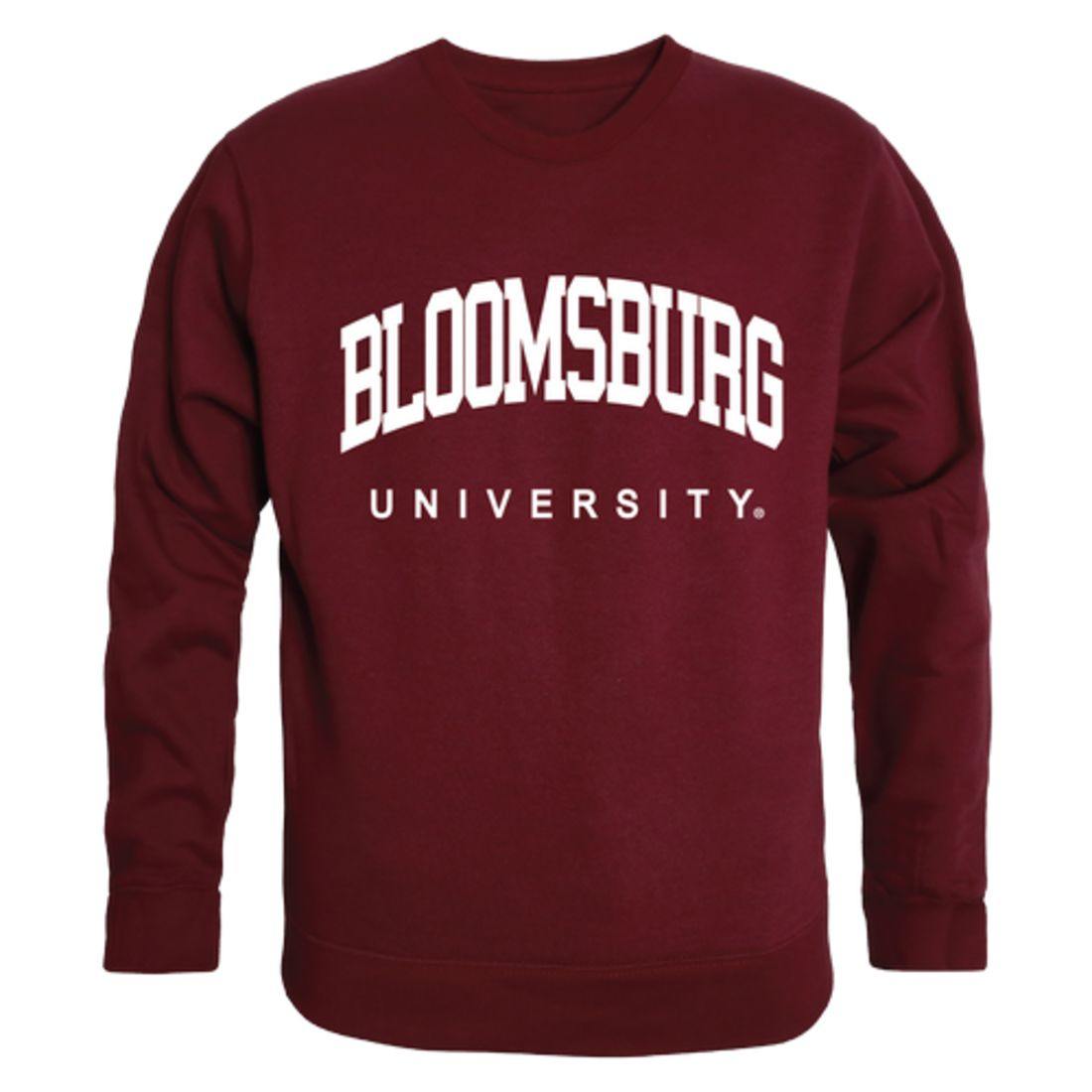 Bloomsburg University Huskies Arch Crewneck Pullover Sweatshirt Sweater Maroon-Campus-Wardrobe