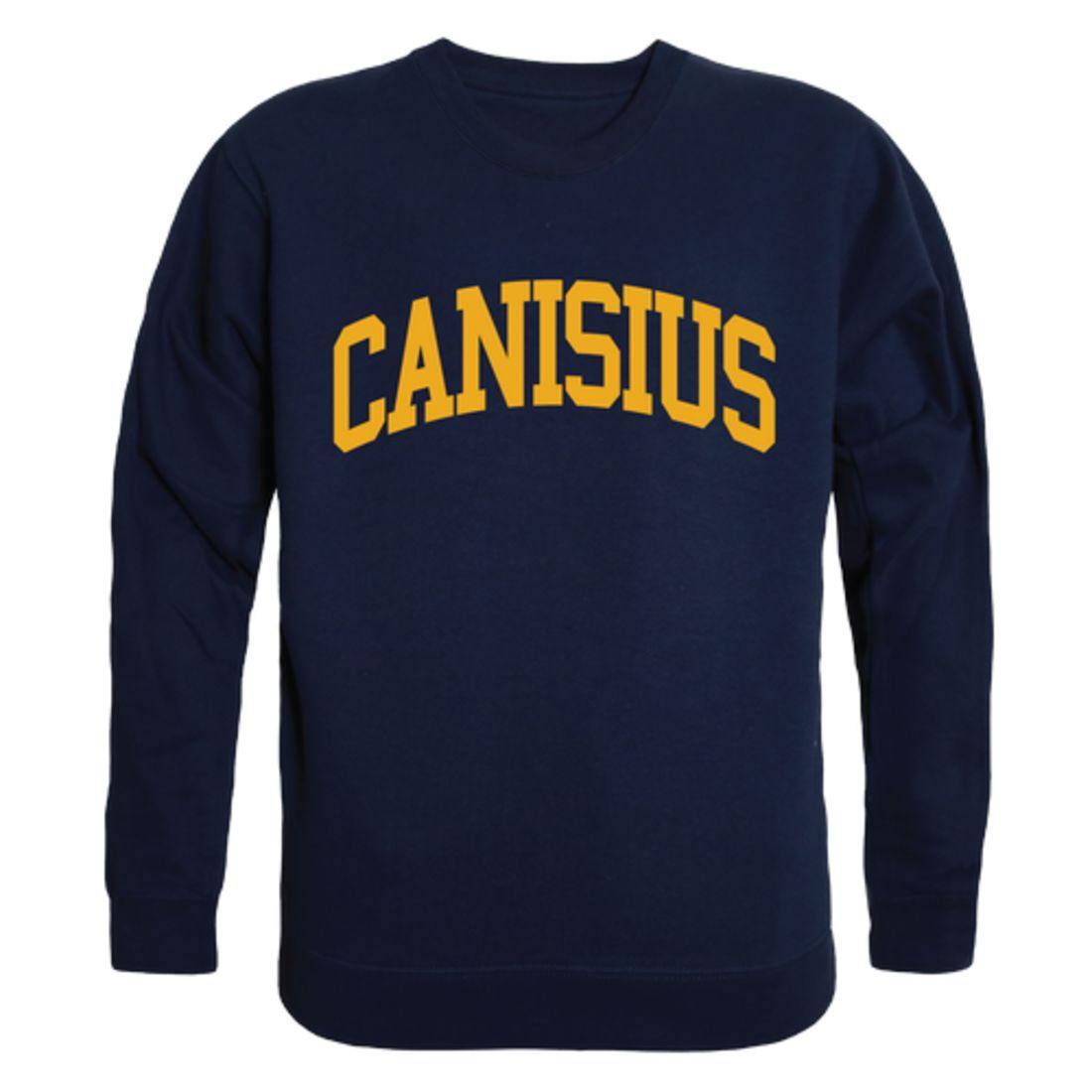 Canisius College Golden Griffins Arch Crewneck Pullover Sweatshirt Sweater Navy-Campus-Wardrobe