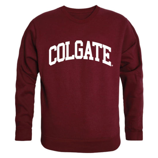 Colgate University Raider Arch Crewneck Pullover Sweatshirt Sweater Maroon-Campus-Wardrobe