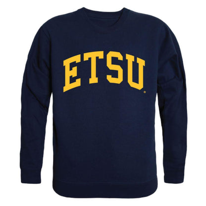 ETSU East Tennessee State University Buccaneers Arch Crewneck Pullover Sweatshirt Sweater Navy-Campus-Wardrobe