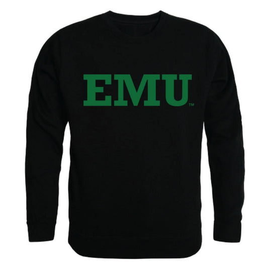 EMU Eastern Michigan University Eagles Arch Crewneck Pullover Sweatshirt Sweater Black-Campus-Wardrobe