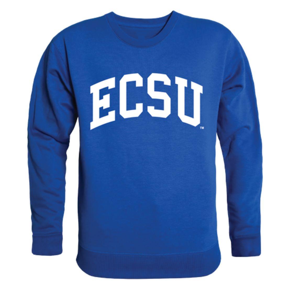 ECSU Elizabeth City State University Vikings Arch Crewneck Pullover Sweatshirt Sweater Royal-Campus-Wardrobe