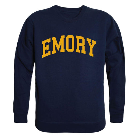 Emory University Eagles Arch Crewneck Pullover Sweatshirt Sweater Navy-Campus-Wardrobe