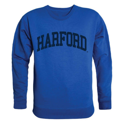 Harford Community College Fighting Owls Arch Crewneck Pullover Sweatshirt Sweater Royal-Campus-Wardrobe