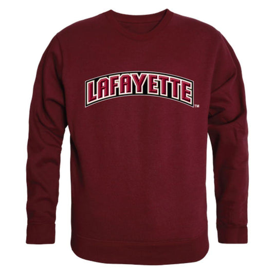 Lafayette College Leopards Arch Crewneck Pullover Sweatshirt Sweater Maroon-Campus-Wardrobe