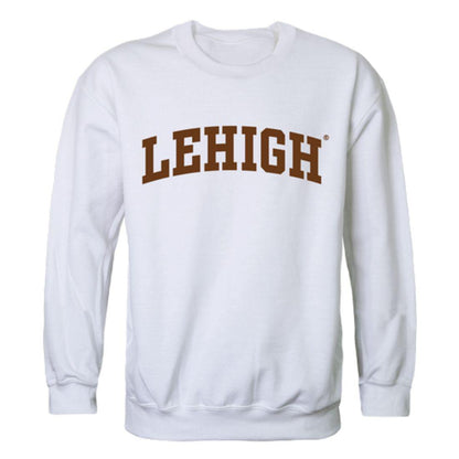 Lehigh University Mountain Hawks Arch Crewneck Pullover Sweatshirt Sweater White-Campus-Wardrobe