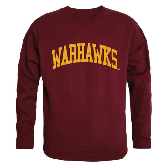 ULM University of Louisiana Monroe Warhawks Arch Crewneck Pullover Sweatshirt Sweater Maroon-Campus-Wardrobe