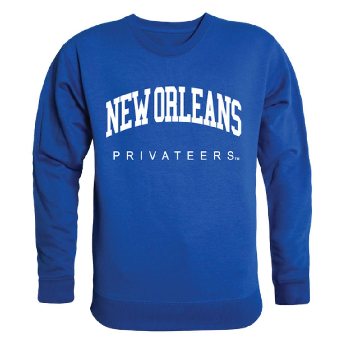UNO University of New Orleans Privateers Arch Crewneck Pullover Sweatshirt Sweater Royal-Campus-Wardrobe