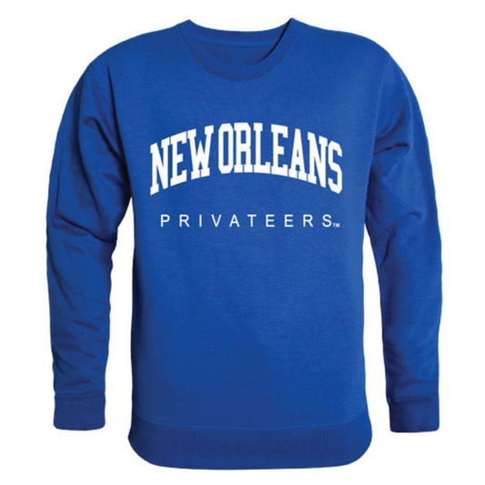 UNO University of New Orleans Privateers Arch Crewneck Pullover Sweatshirt Sweater Royal-Campus-Wardrobe