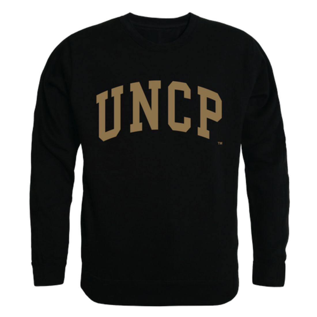 UNCP University of North Carolina at Pembroke Braves Arch Crewneck Pullover Sweatshirt Sweater Black-Campus-Wardrobe