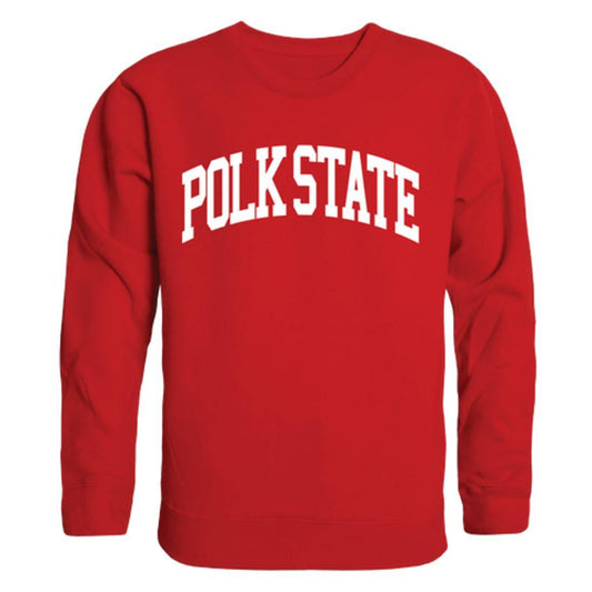 Polk State College Eagles Arch Crewneck Pullover Sweatshirt Sweater Red-Campus-Wardrobe