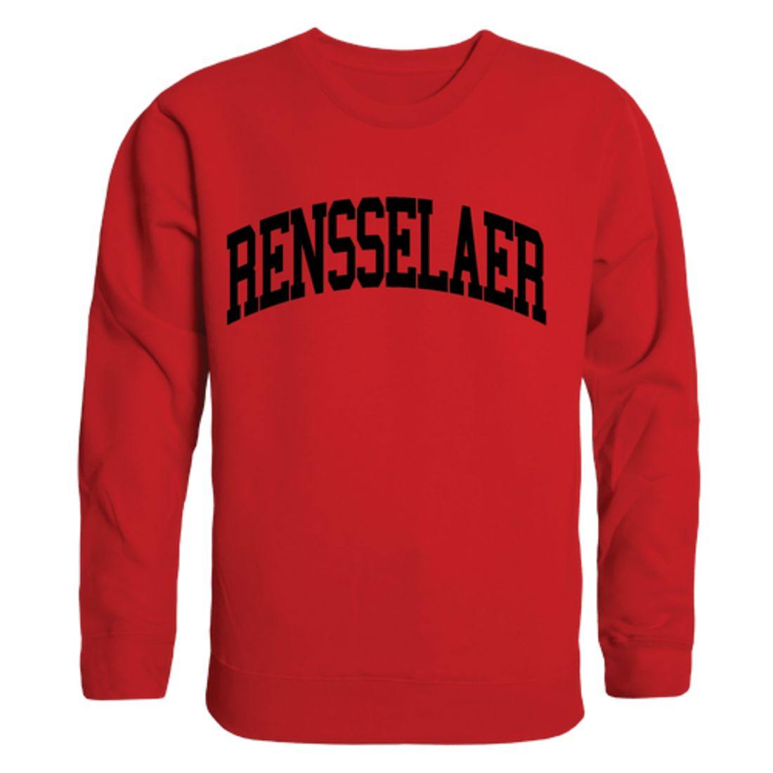 RPI Rensselaer Polytechnic Institute Engineers Arch Crewneck Pullover Sweatshirt Sweater Red-Campus-Wardrobe