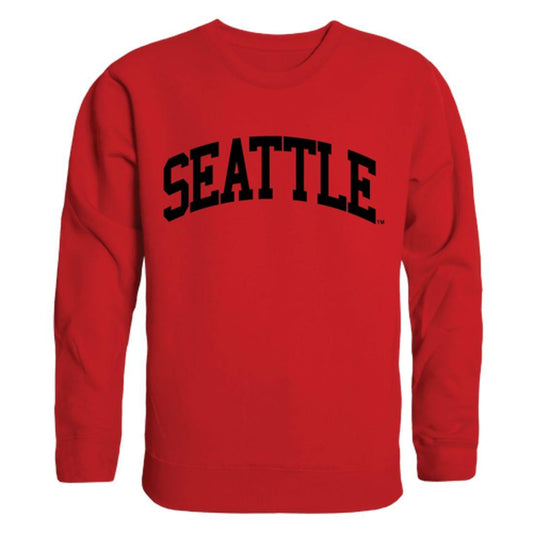 Seattle University Redhawks Arch Crewneck Pullover Sweatshirt Sweater Red-Campus-Wardrobe