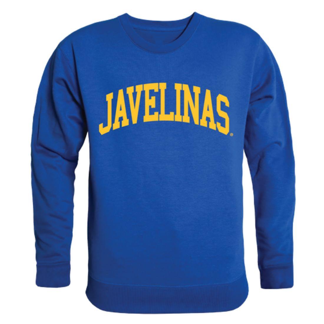 TAMUK Texas A&M University - Kingsville Javelinas Arch Crewneck Pullover Sweatshirt Sweater Royal-Campus-Wardrobe