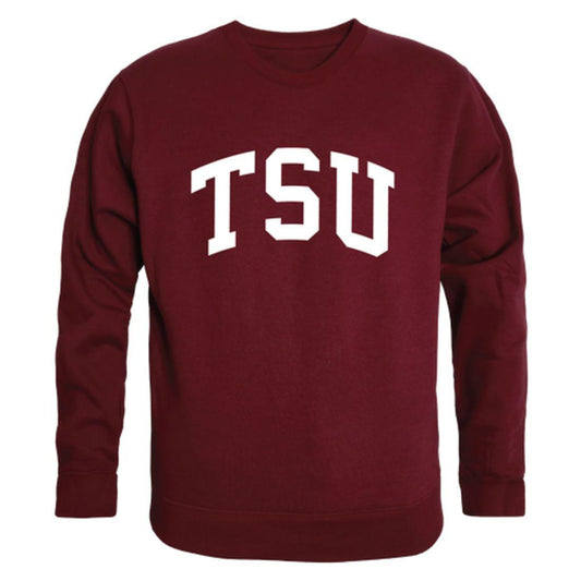 TSU Texas Southern University Tigers Arch Crewneck Pullover Sweatshirt Sweater Maroon-Campus-Wardrobe