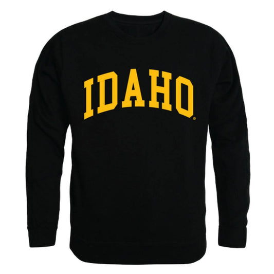 University of Idaho Vandals Arch Crewneck Pullover Sweatshirt Sweater Black-Campus-Wardrobe