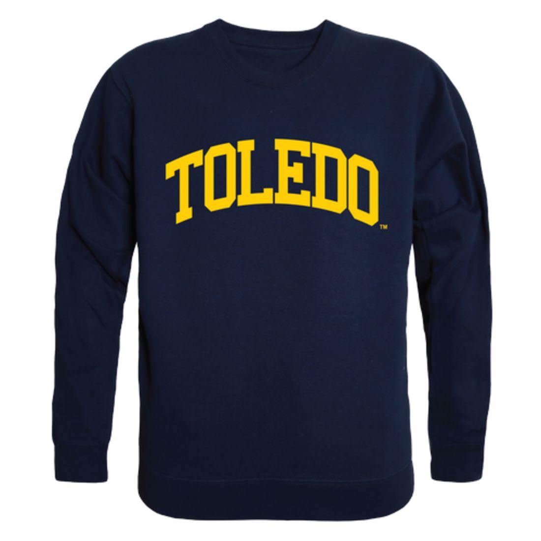 University of Toledo Rockets Arch Crewneck Pullover Sweatshirt Sweater Navy-Campus-Wardrobe