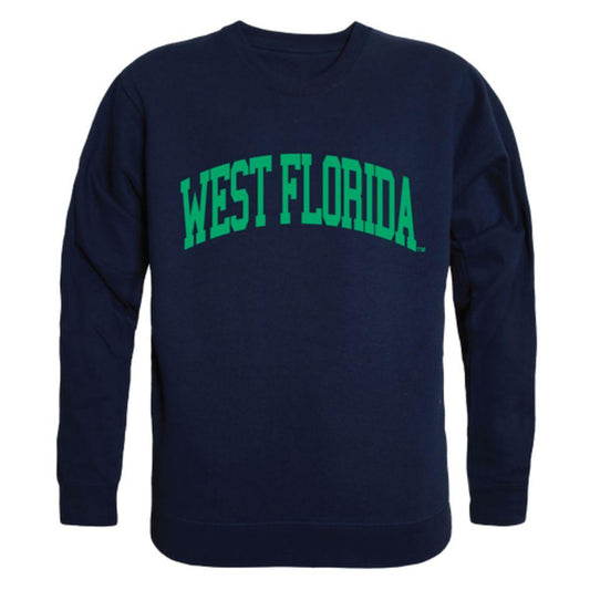 UWF University of West Florida Argonauts Arch Crewneck Pullover Sweatshirt Sweater Navy-Campus-Wardrobe
