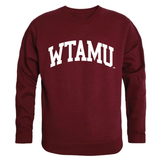 WTAMU West Texas A&M University Buffaloes Arch Crewneck Pullover Sweatshirt Sweater Maroon-Campus-Wardrobe