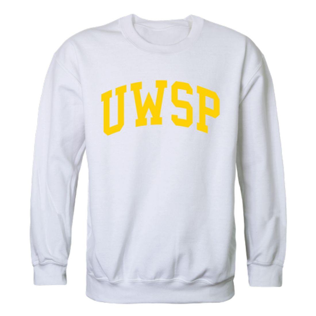 UWSP University of Wisconsin Stevens Point Pointers Arch Crewneck Pullover Sweatshirt Sweater White-Campus-Wardrobe