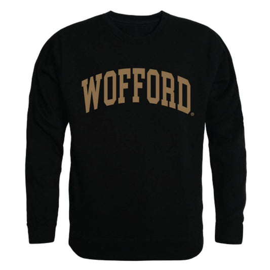 Wofford College Terriers Arch Crewneck Pullover Sweatshirt Sweater Black-Campus-Wardrobe