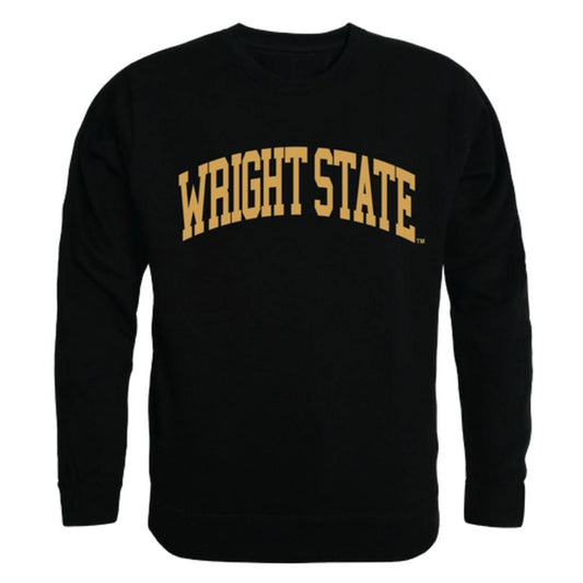 Wright State University Raiders Arch Crewneck Pullover Sweatshirt Sweater Black-Campus-Wardrobe