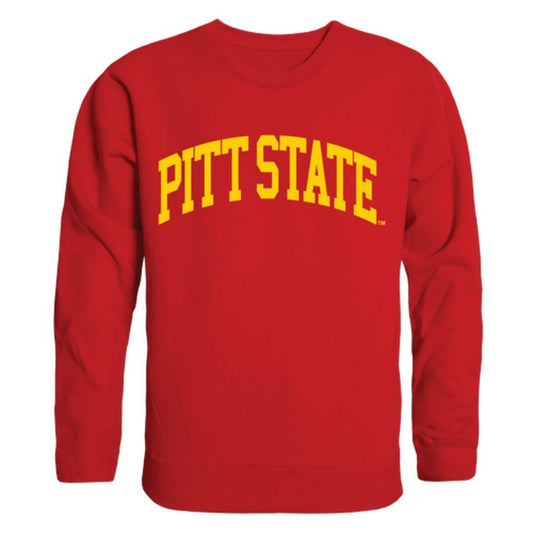 Pittsburg State University Gorillas Arch Crewneck Pullover Sweatshirt Sweater Red-Campus-Wardrobe