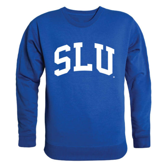 SLU Saint Louis University Billikens Arch Crewneck Pullover Sweatshirt Sweater Royal-Campus-Wardrobe