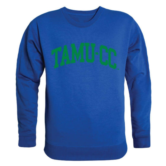 TAMUCC Texas A&M University Corpus Christi Islanders Arch Crewneck Pullover Sweatshirt Sweater Royal-Campus-Wardrobe