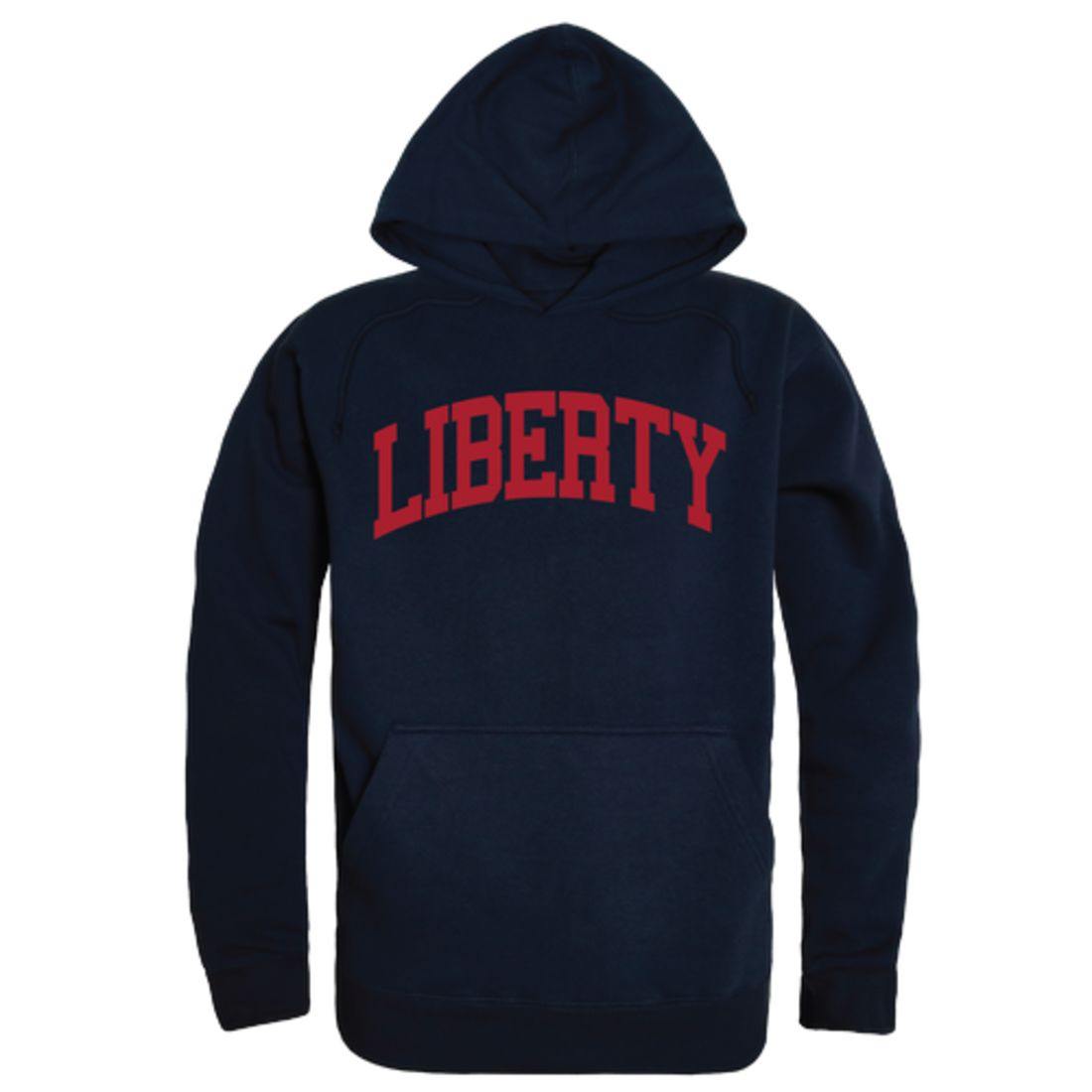 Liberty University Flames College Hoodie Sweatshirt Navy-Campus-Wardrobe