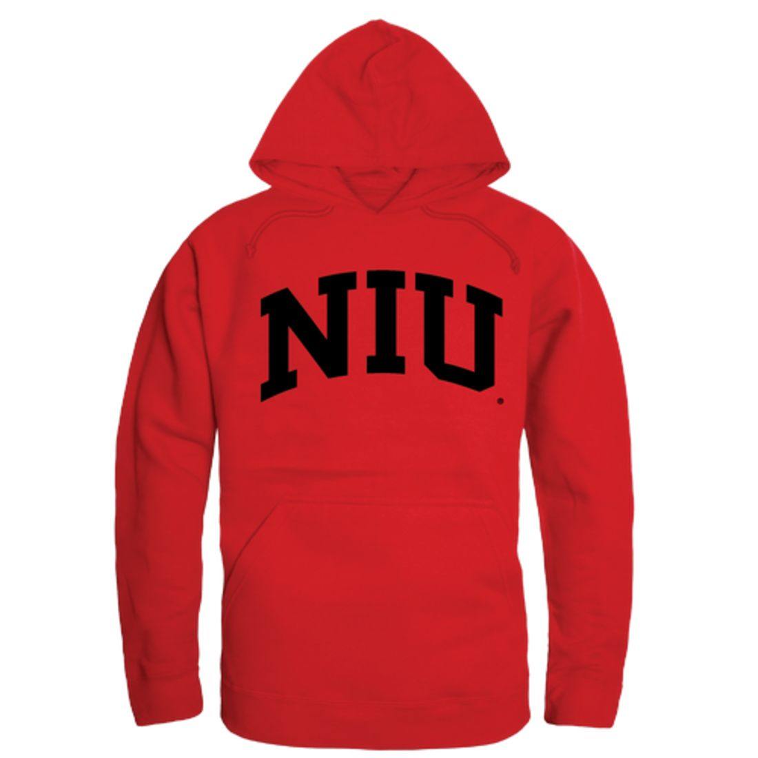 NIU Northern Illinois University Huskies College Hoodie Sweatshirt Red-Campus-Wardrobe