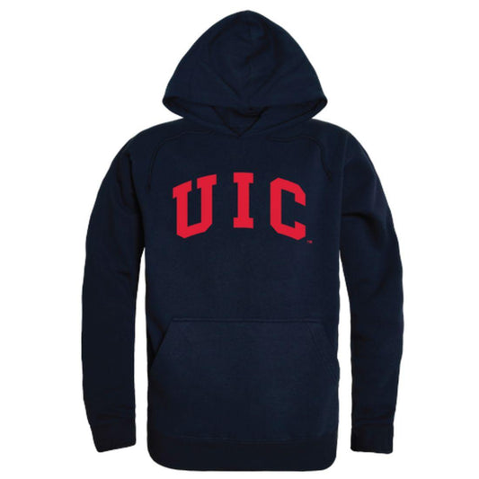 UIC University of Illinois at Chicago Flames College Hoodie Sweatshirt Navy-Campus-Wardrobe