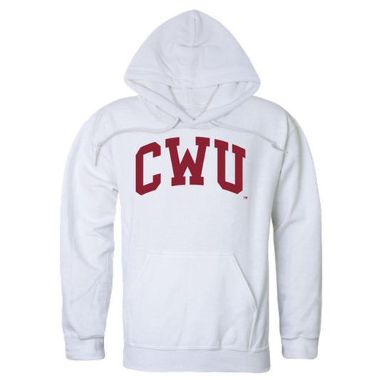 CWU Central Washington University Wildcats College Hoodie Sweatshirt White-Campus-Wardrobe